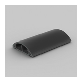 Taposócsatorna 34mmx 10.5mmx 2000mm műanyag gránitszürke  öntapadó LO KOPOS